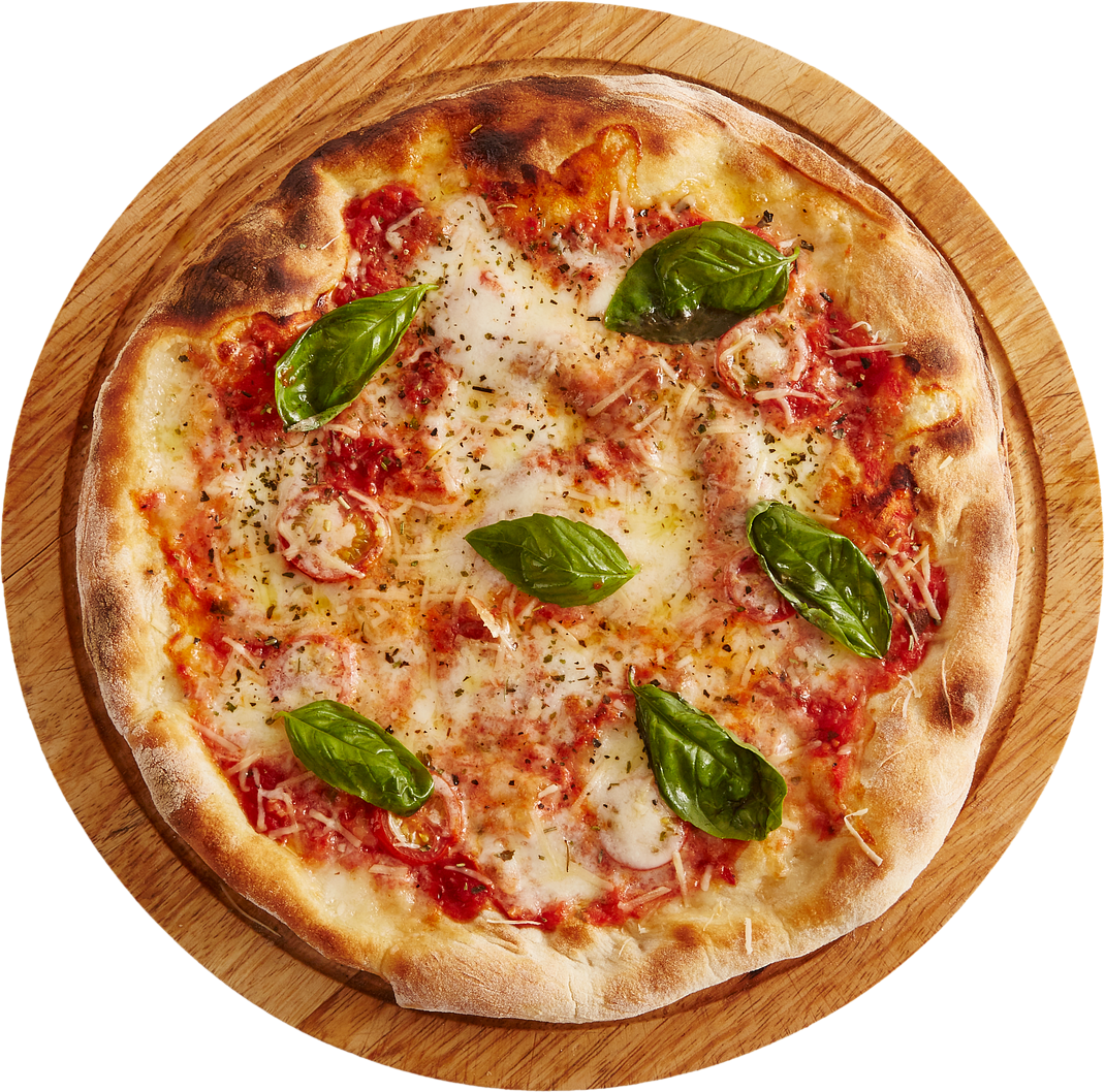 Delicious Italian cuisine pizza with fresh toppings
